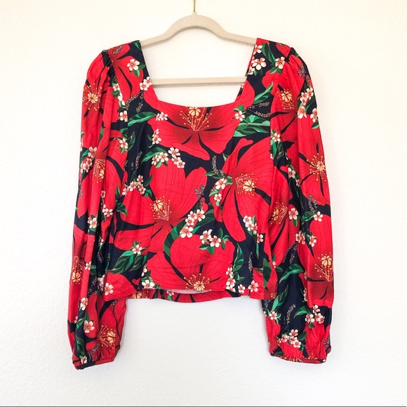 Anthropologie Farm Rio Anouk Floral Blouse - Picture 7 of 10